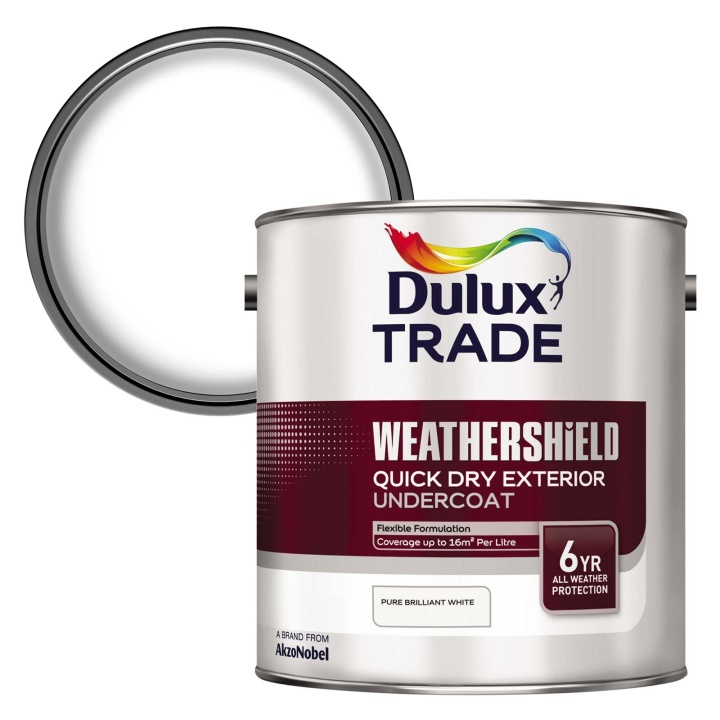 Dulux Trade Weathershield Quick Drying Exterior Undercoat Brilliant