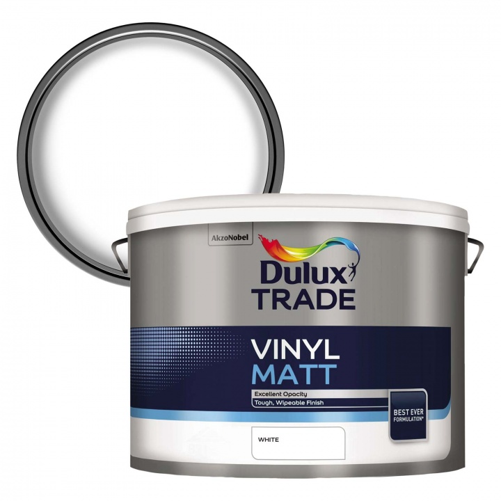 Dulux Trade Vinyl Matt Emulsion White 10ltr