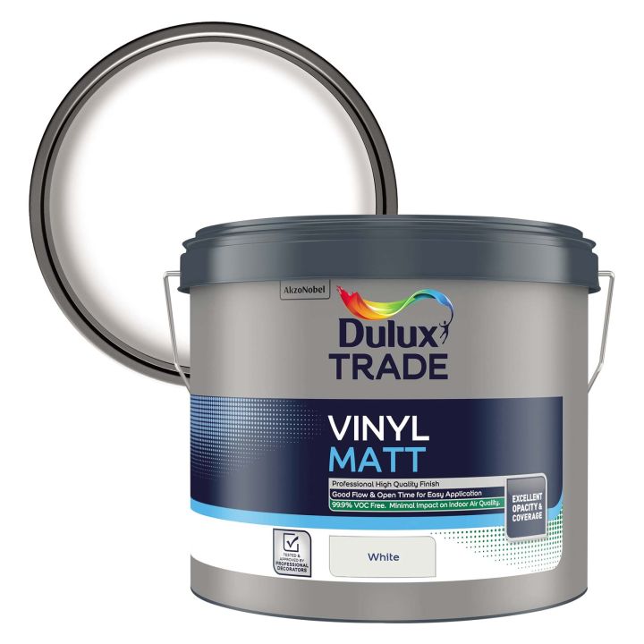 Dulux Trade Vinyl Matt Emulsion White