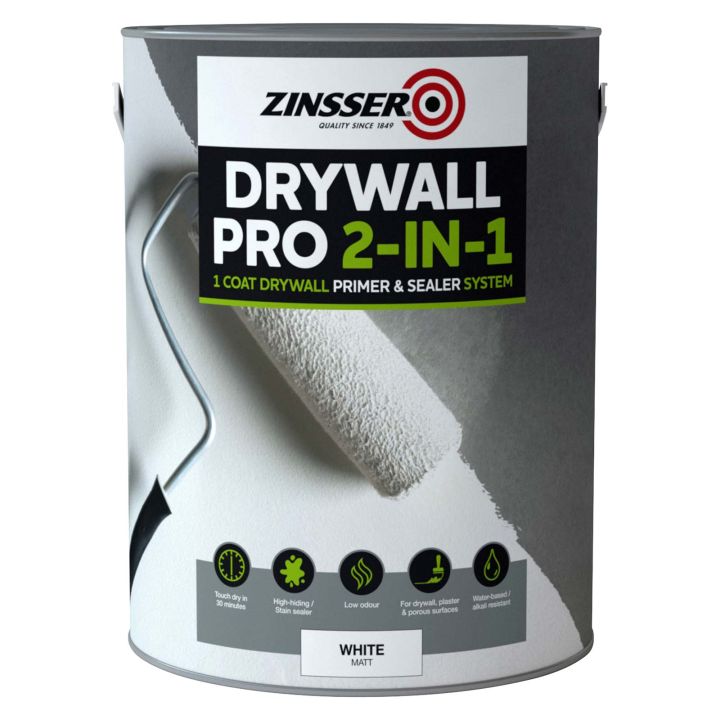 Zinsser Drywall Pro 2-in-1 Matt White 5L