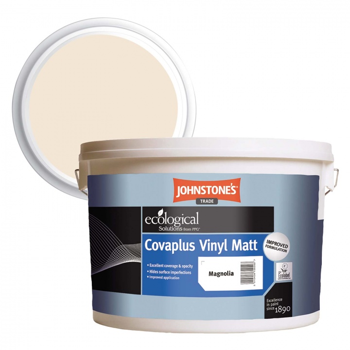 Johnstones Covaplus Vinyl Matt Emulsion Magnolia 10ltr