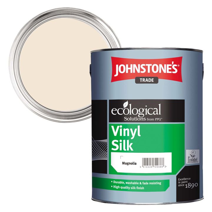 Johnstone's Vinyl Silk Emulsion Magnolia 5L
