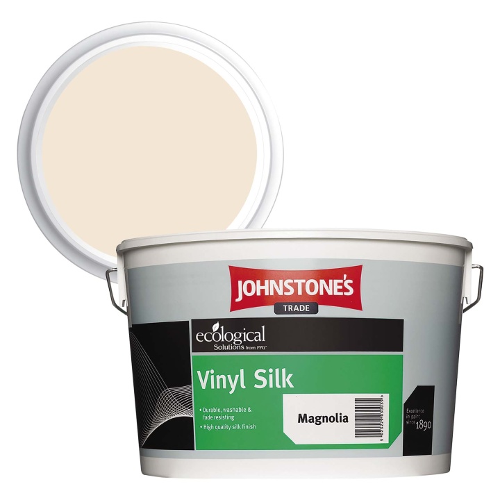 Johnstone's Vinyl Silk Emulsion Magnolia 10L