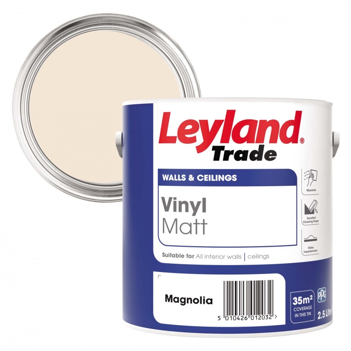 Leyland Trade Vinyl Matt Emulsion Magnolia