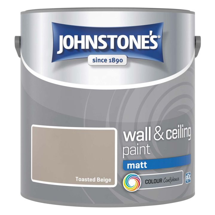 Johnstone's Vinyl Matt Emulsion Toasted Beige 2.5L