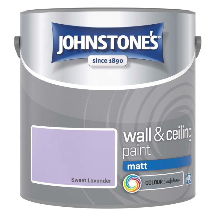 Johnstone's Vinyl Matt Emulsion Sweet Lavender 2.5L