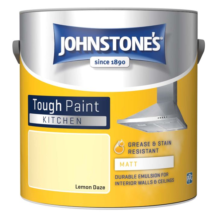 Johnstone's Kitchen Matt Emulsion Lemon Daze 2.5L