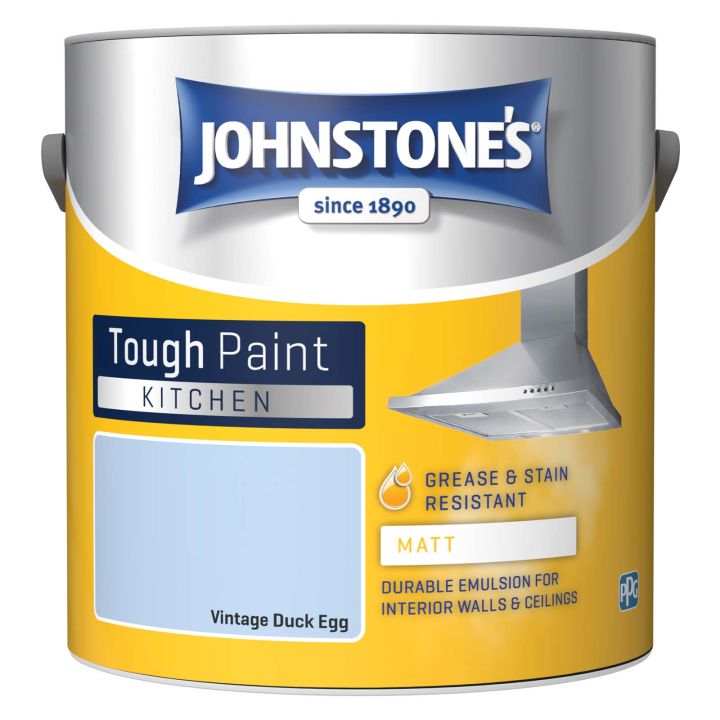 Johnstone's Kitchen Matt Emulsion Vintage Duck Egg 2.5L