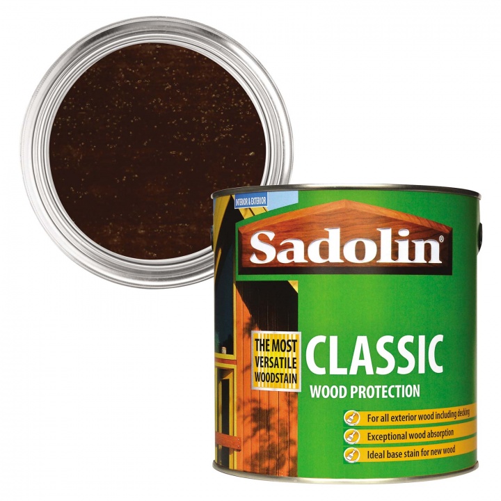 Sadolin Classic Wood Protection Jacobean Walnut 2.5ltr Selco