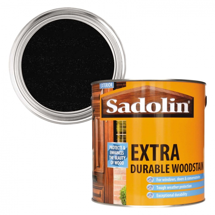 Sadolin Extra Woodstain Ebony 2.5ltr