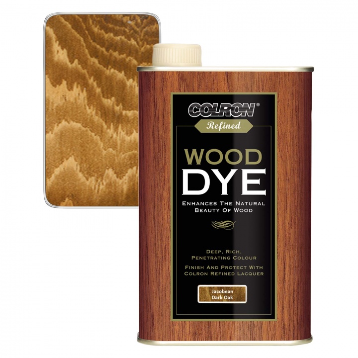 Colron Refined Wood Dye Jacobean Dark Oak 500ml
