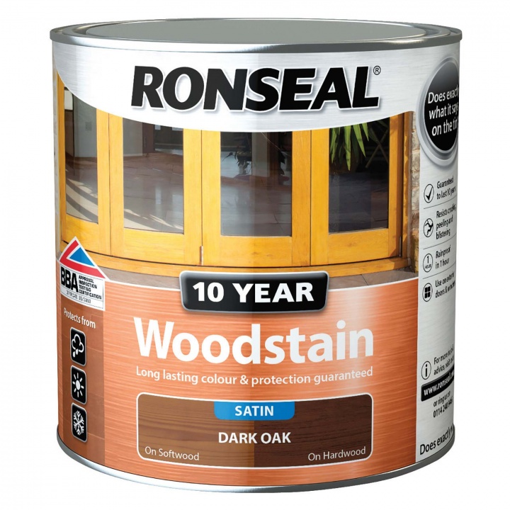 Ronseal 10 Year Woodstain Dark Oak 2.5ltr