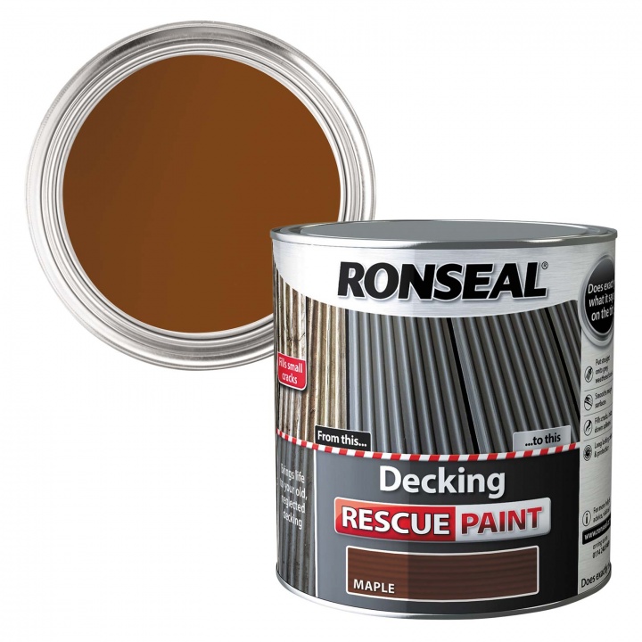 Ronseal Decking Rescue Paint Maple 2.5ltr Selco