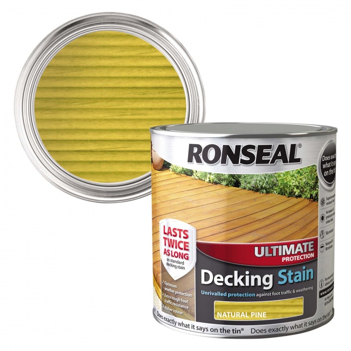 Ronseal Ultimate Decking Stain Natural Pine 2.5ltr