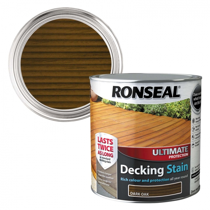 Ronseal Ultimate Decking Stain Dark Oak 2.5ltr Selco