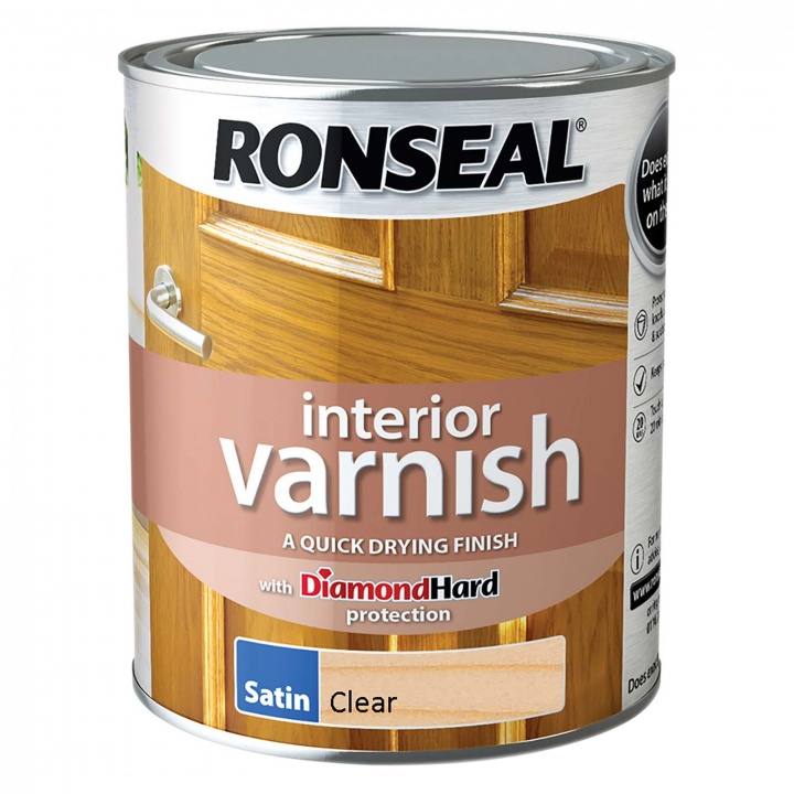 Ronseal Interior Varnish Clear Satin 2.5ltr