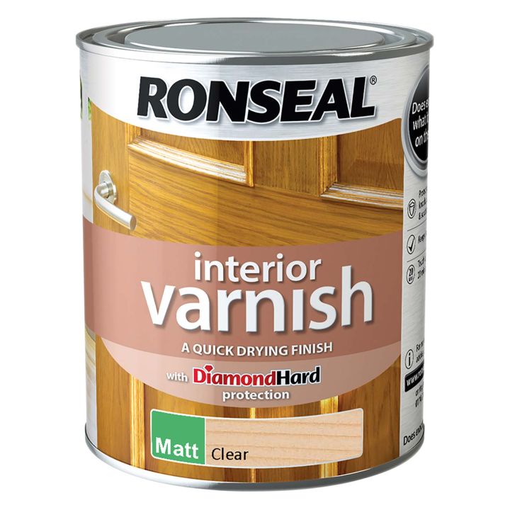 Ronseal Interior Varnish Clear Matt 750ml