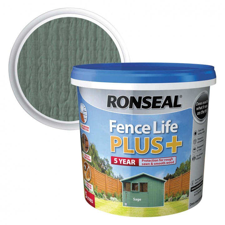 Ronseal Fencelife Plus+ Sage 5ltr
