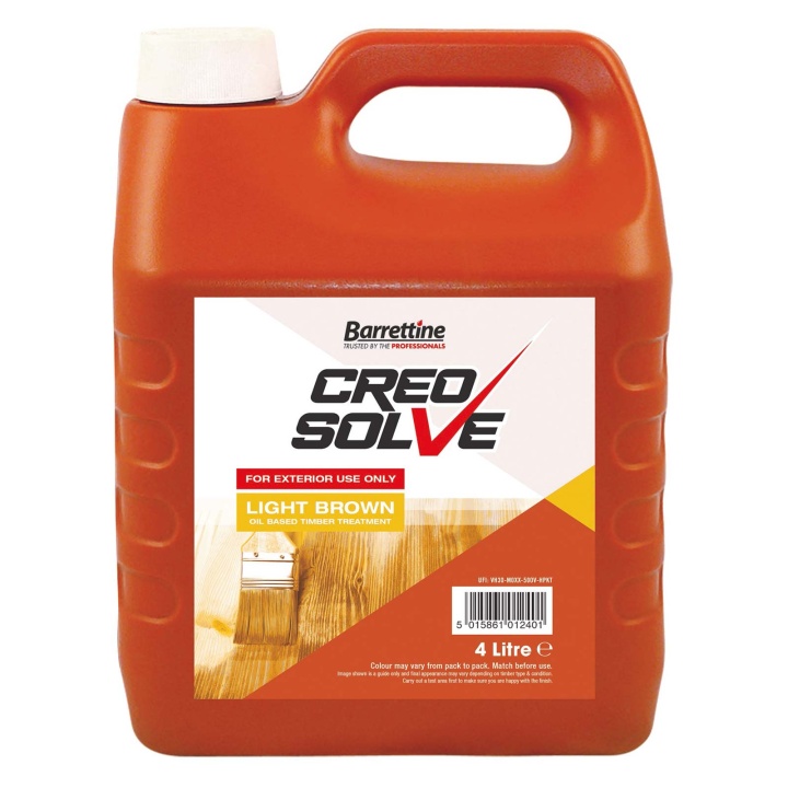 Barrettine Creosolve Light Brown 4ltr