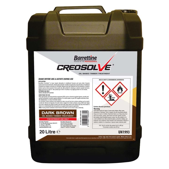 Barrettine Creosolve Dark Brown 20L