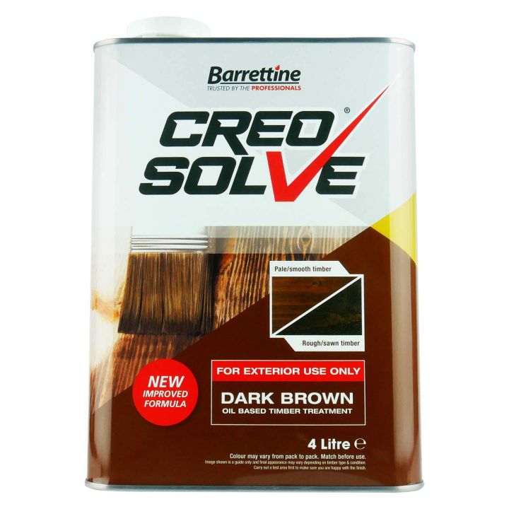 Barrettine Dark Brown Creosolve 4L