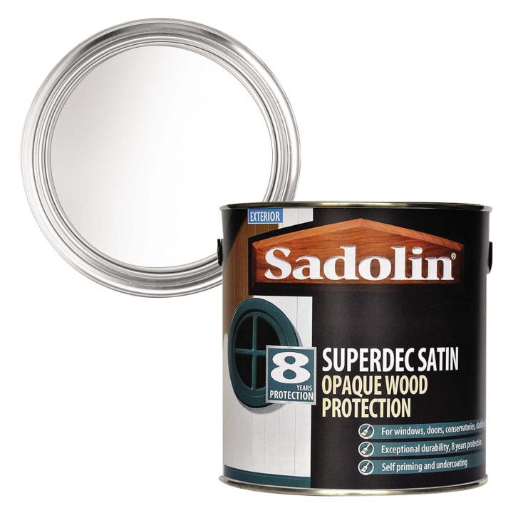 Sadolin Superdec Satin Opaque Wood Protection 2.5ltr