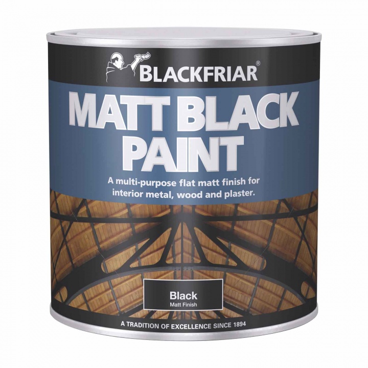 Blackfriar Matt Black Paint 500ml