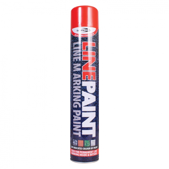 Bond It Line Marking Paint Red 750ml