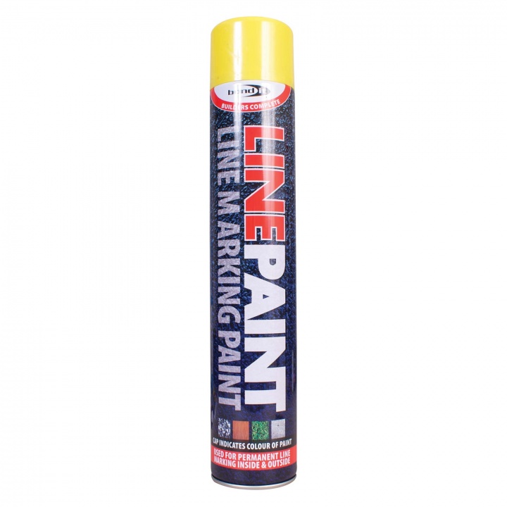 Bond It Line Marking Paint Yellow 750ml