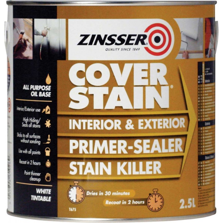 Zinsser Coverstain Primer 2.5ltr Selco