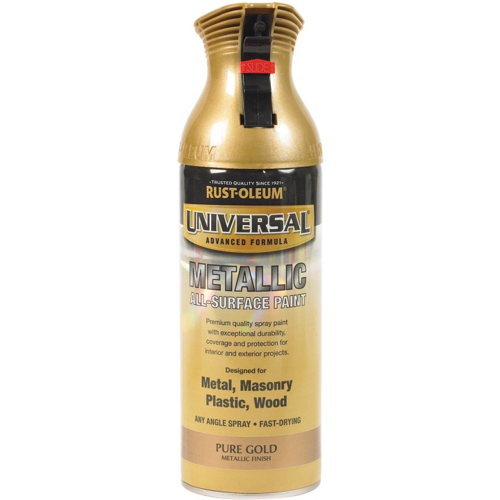 Image of Rust-Oleum Universal All-Surface Spray Paint Gold 400ml