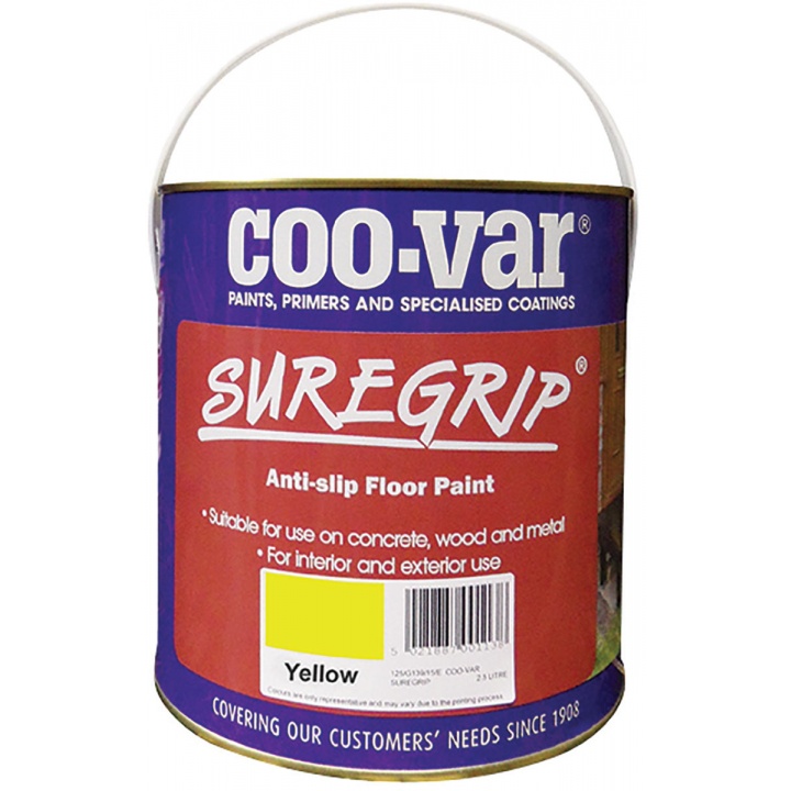Suregrip Floor Paint Yellow 2.5ltr