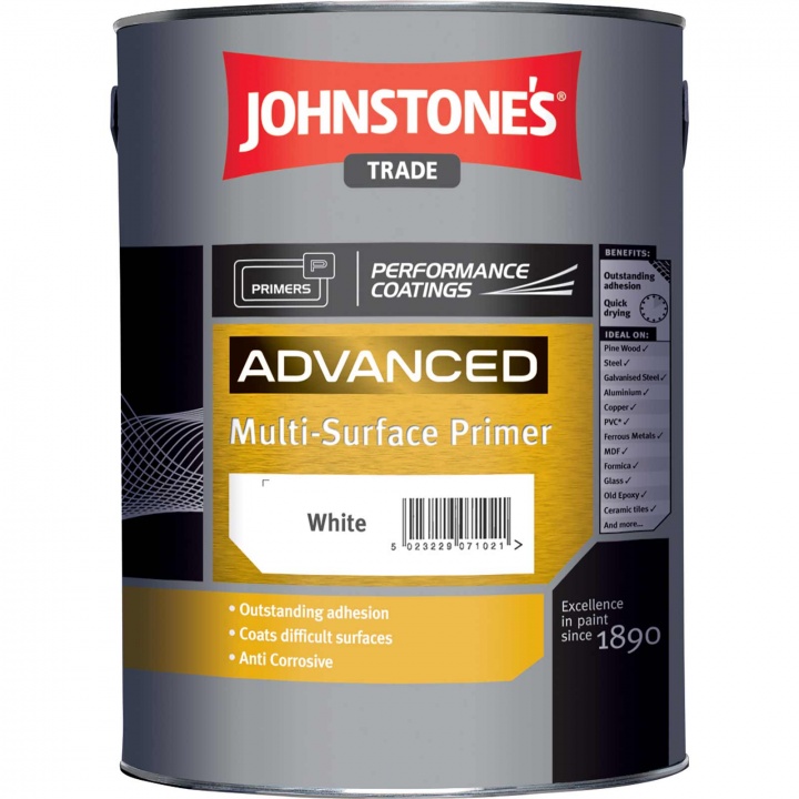 Johnstones Advanced Multi Surface Primer Brilliant White 5ltr