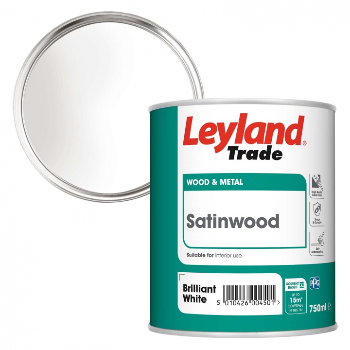Leyland Trade Satinwood Brilliant White