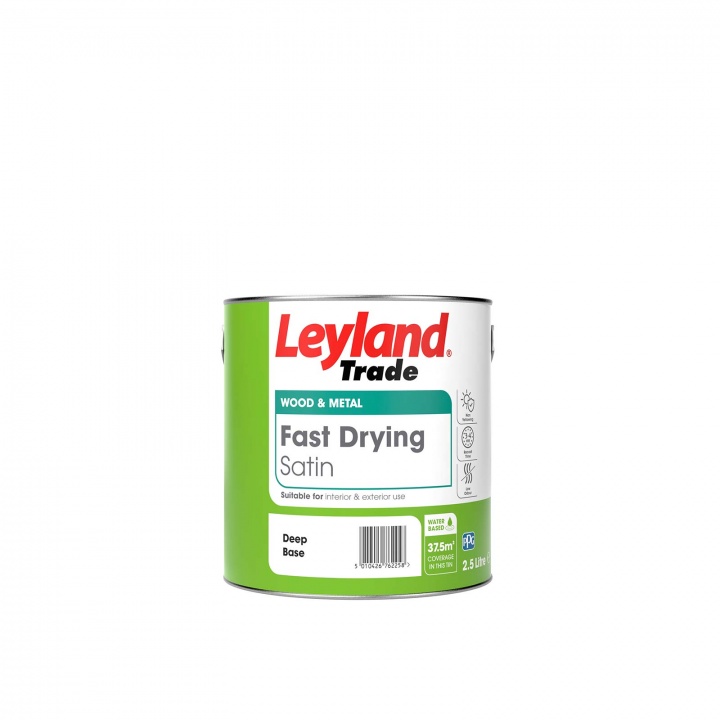 Leyland Fast Drying Satin Deep Colour Mixing Base 2.5ltr
