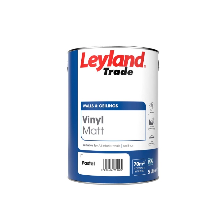 Leyland Trade Vinyl Matt Emulsion Colour Mixing Base 5ltr Selco
