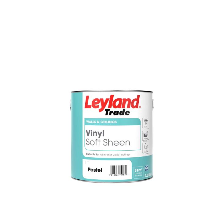 Leyland Trade Vinyl Soft Sheen Emulsion Colour Mixing Base 2.5L