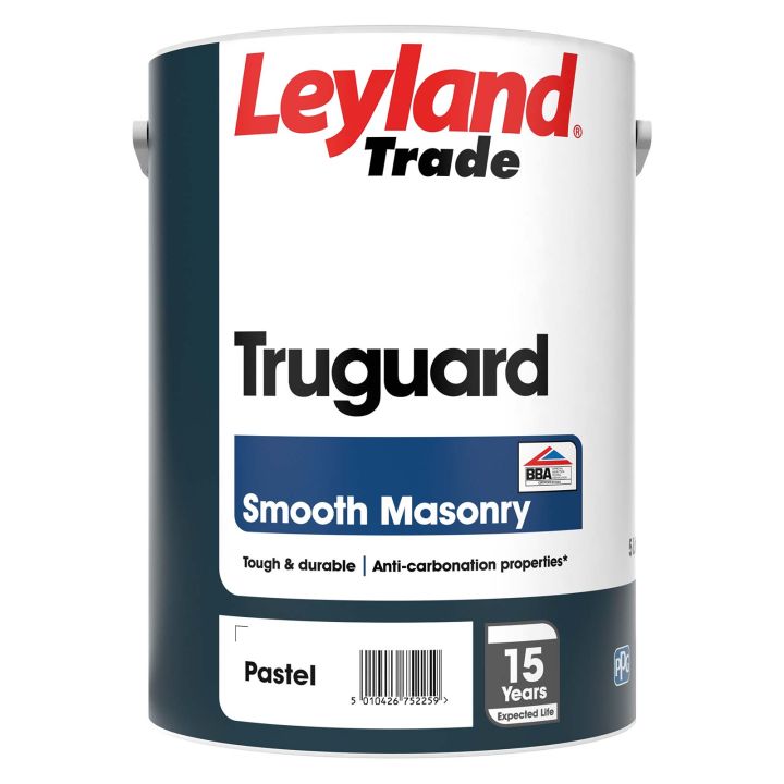 Leyland Trade Truguard Smooth Masonry Paint Colour Mixing Base 5L