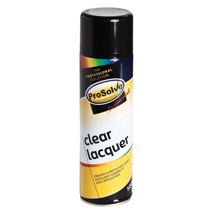 ProSolve Clear Lacquer Spray 500ml Lacquer Aerosol Spray Selco