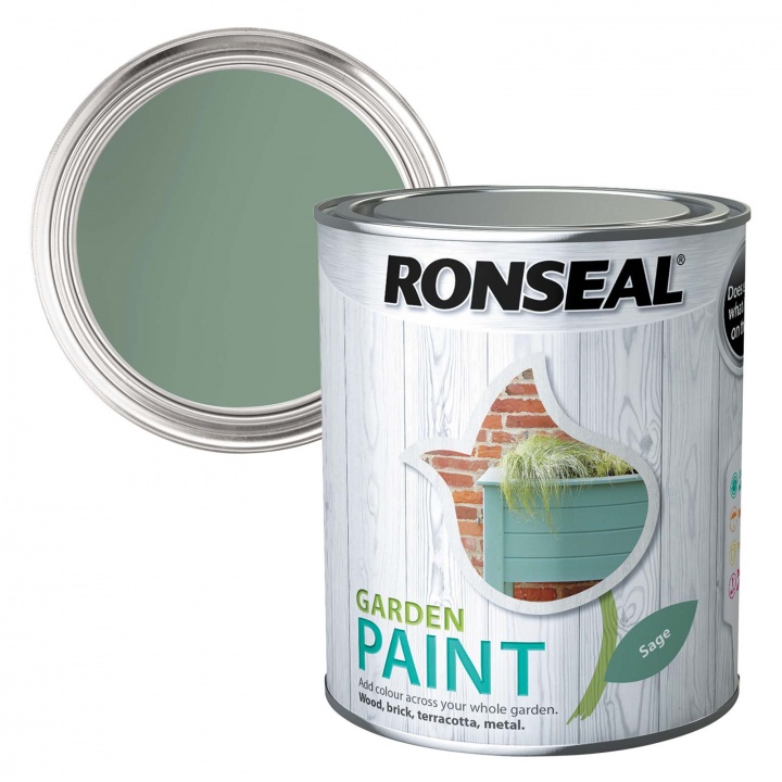 Ronseal Garden Paint Sage 750ml Selco