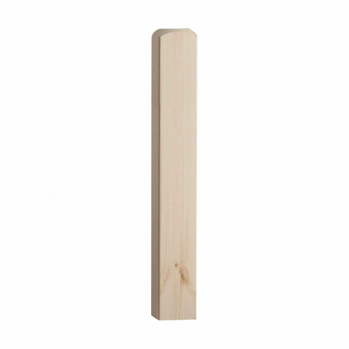 Stair Newel Base 91mm x 700mm Pine FSC®