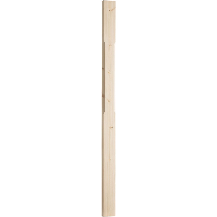 Pine Stop Chamfered Stair Half Newel 91 x 45 x 1500mm