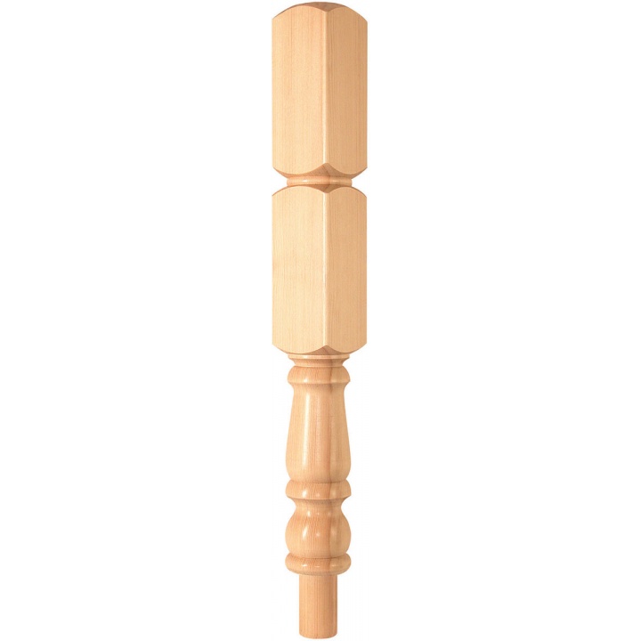 Pine Double Headed Stair Newel Turning 91 x 430 x 820mm