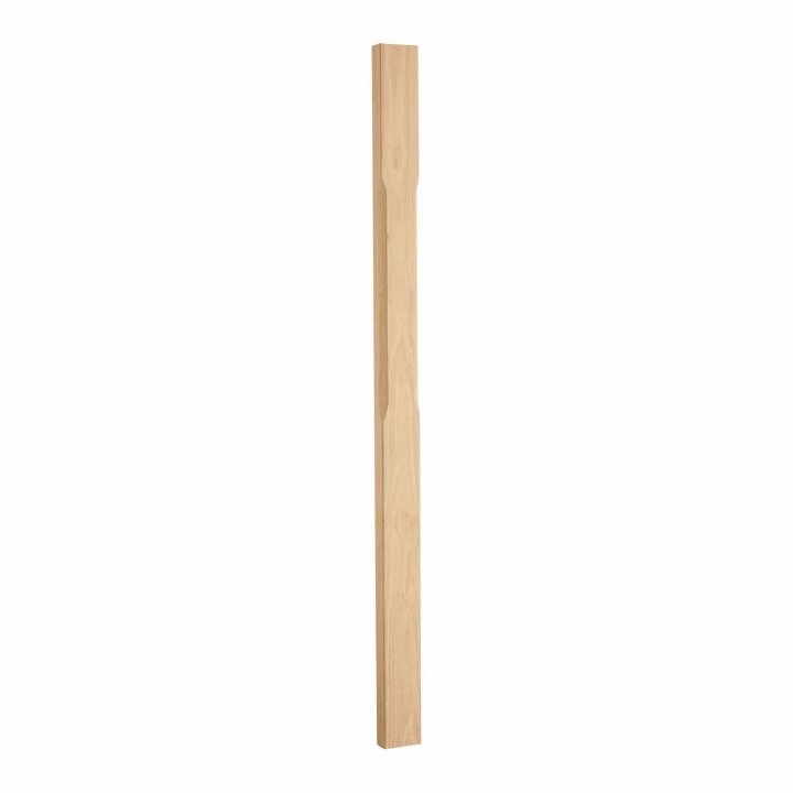 Oak Stop Chamfered Stair Half Newel 91 x 45 x 1500mm