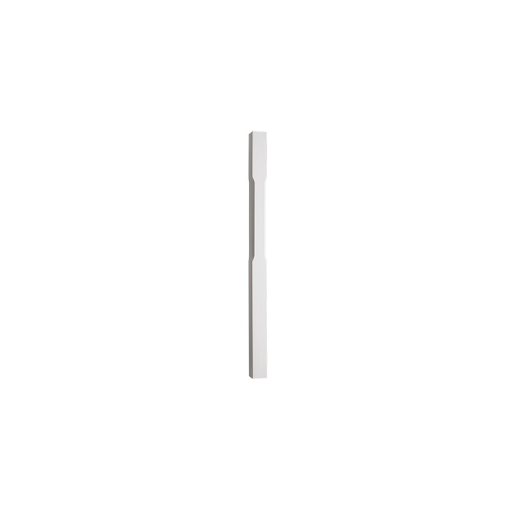 White Primed Stop Chamfered Stair Newel 91 x 1500mm