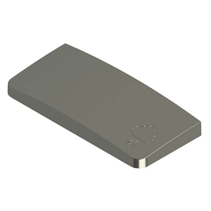 Stair Slim Half Newel Cap Brushed Nickel Selco