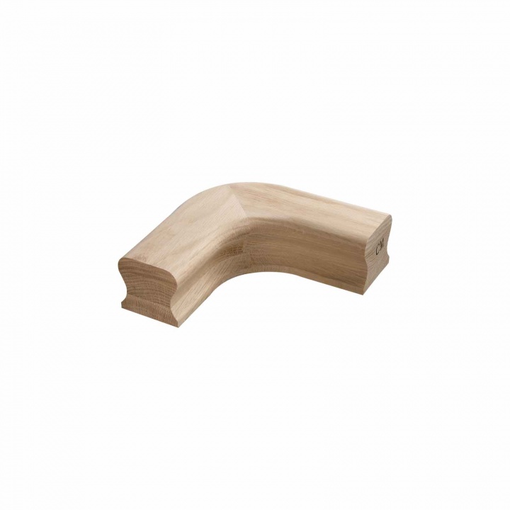 Oak Stair Level Quarter Turn