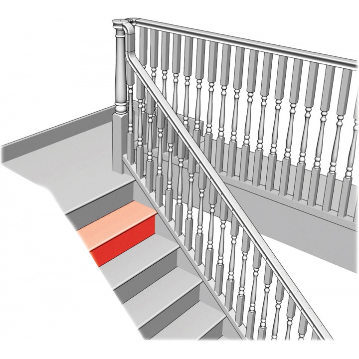 Oak Cladding Pack for Single Straight Stair Tread