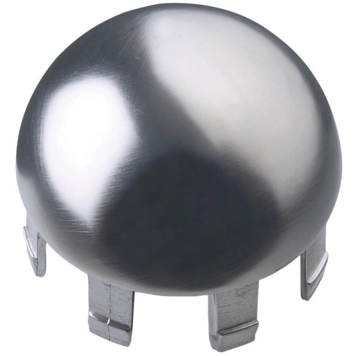 Rothley Handrail Domed End Cap Brushed Nickel Pack 2 Selco
