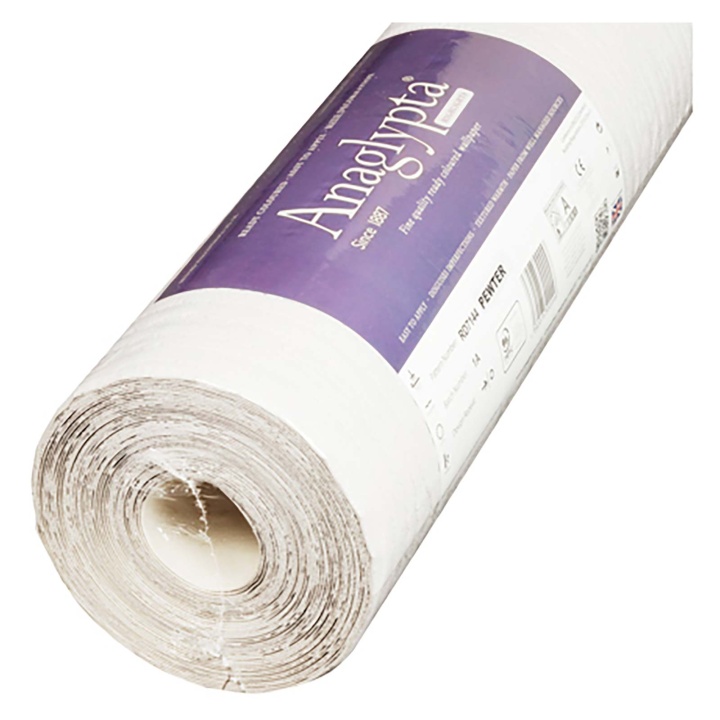 Anaglypta® Highlights Pewter Wallpaper Selco